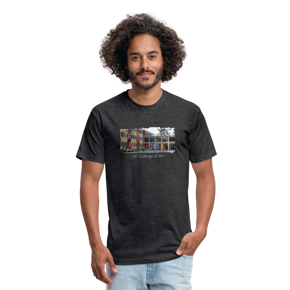 UF College of Art Fitted Cotton/Poly T-Shirt by Next Level - heather black