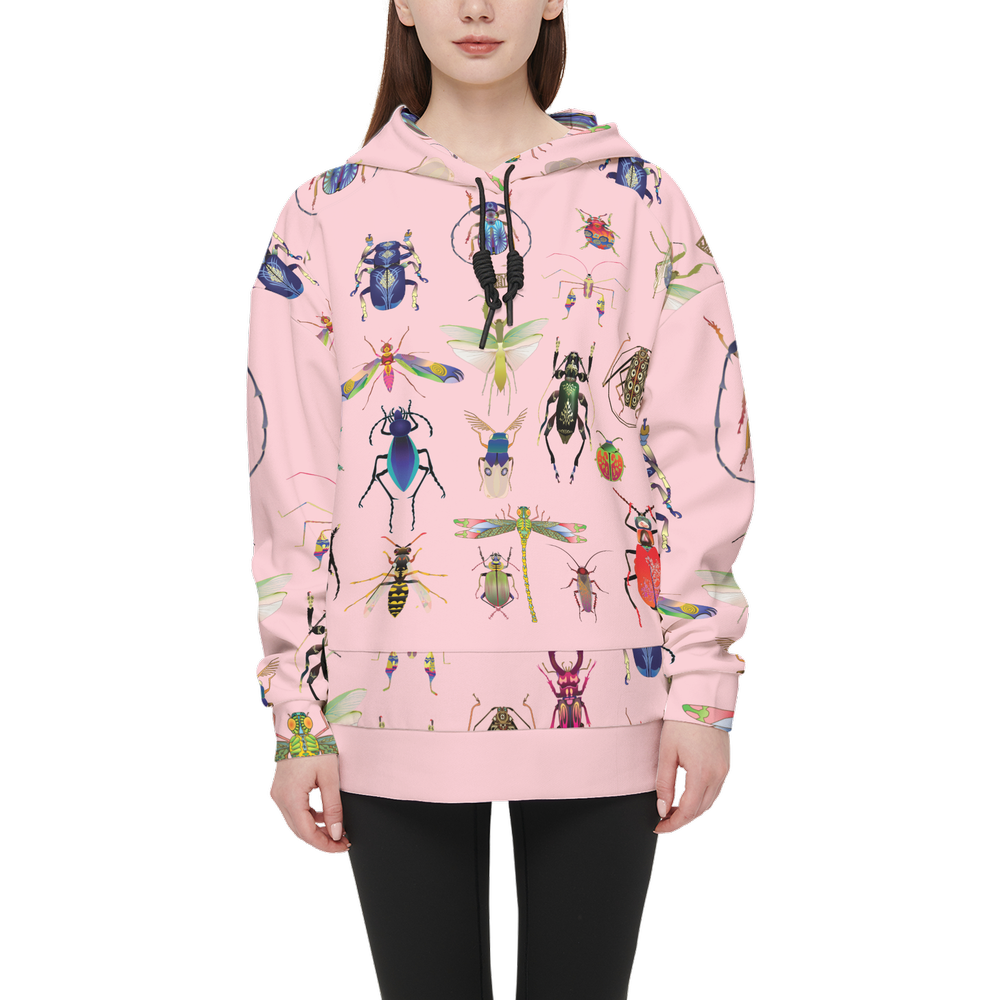 Shoosty® Bugs Combo 1 Pink Women’s Fit Hoodie / Front Patch