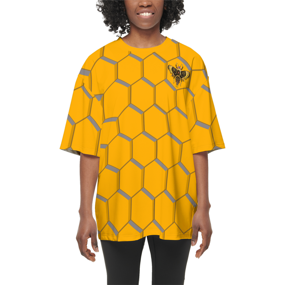 Shoosty® Bugs Bumblebee Honey Women’s Oversized Short-Sleeve T-Shirt