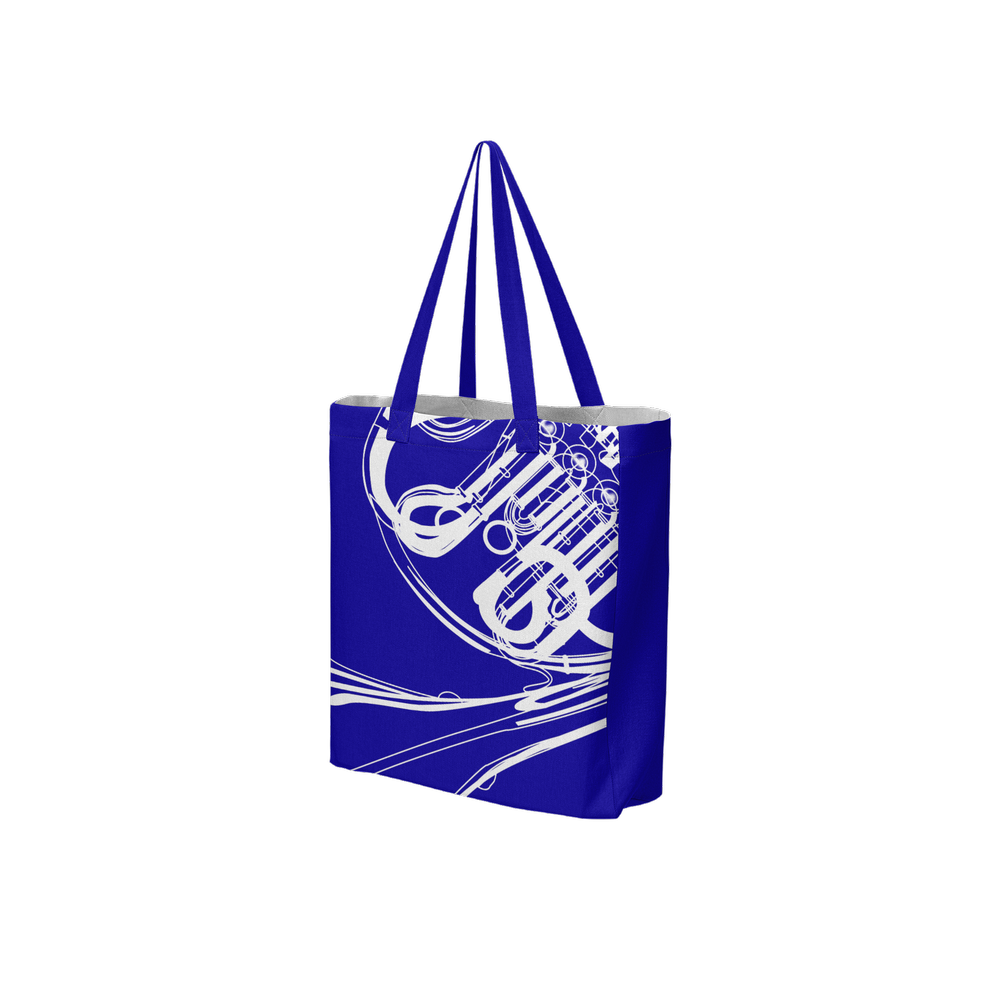 French Horn Woven Texture Tote Bag