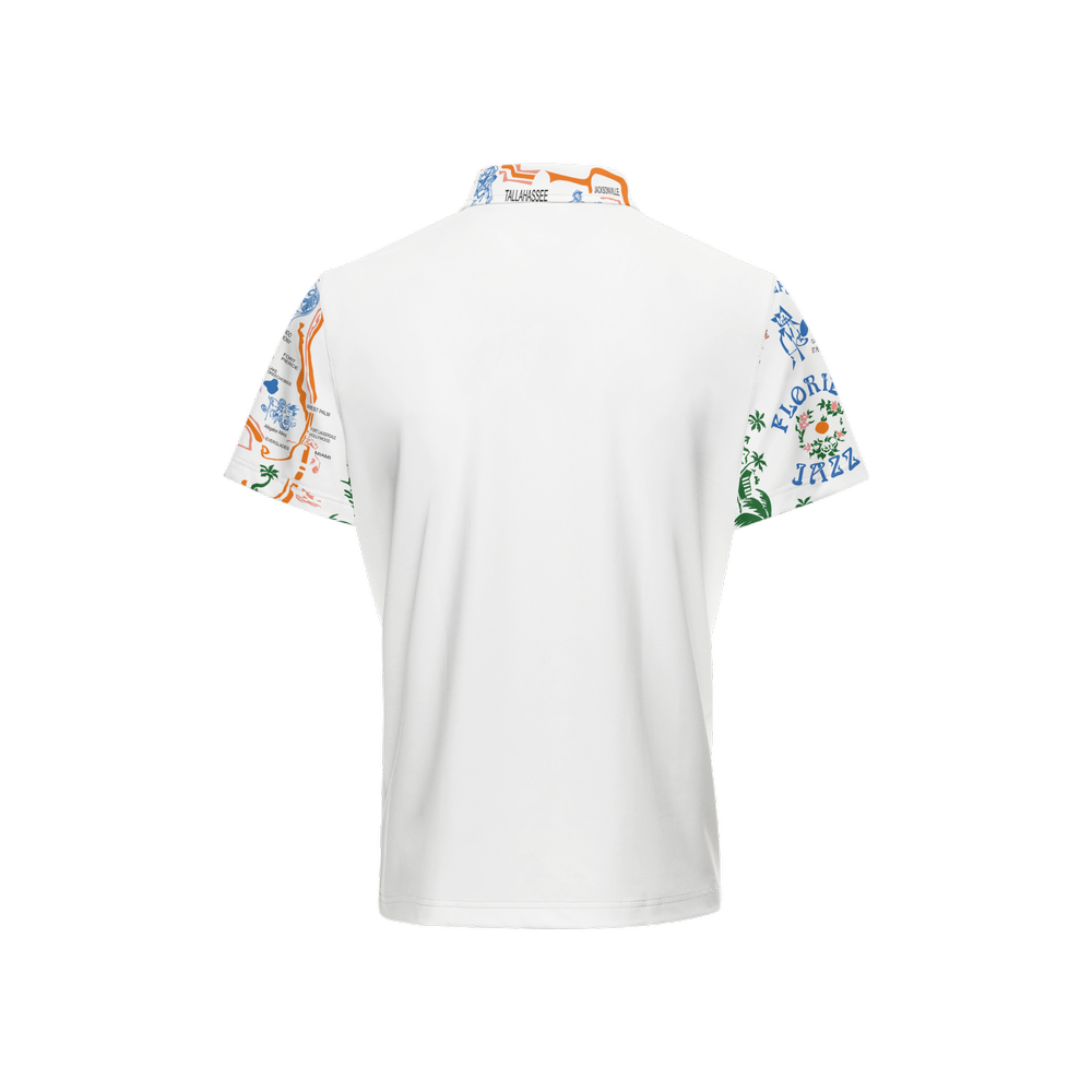 Florida Jazz Music Men’s Classic Fit Short-Sleeve Polo Shirt
