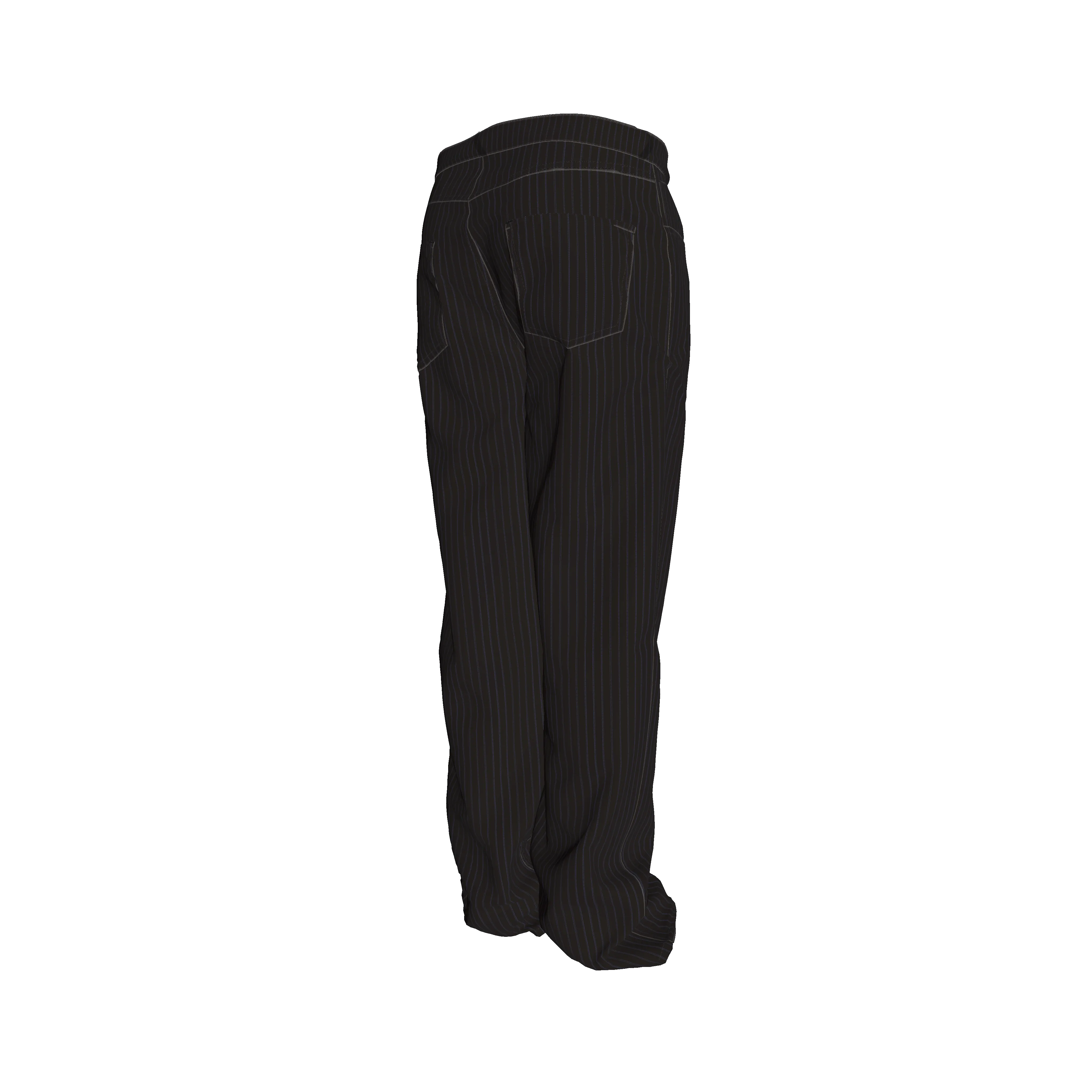 Brown on Black Pinstriped Premium Men’s Pant’s