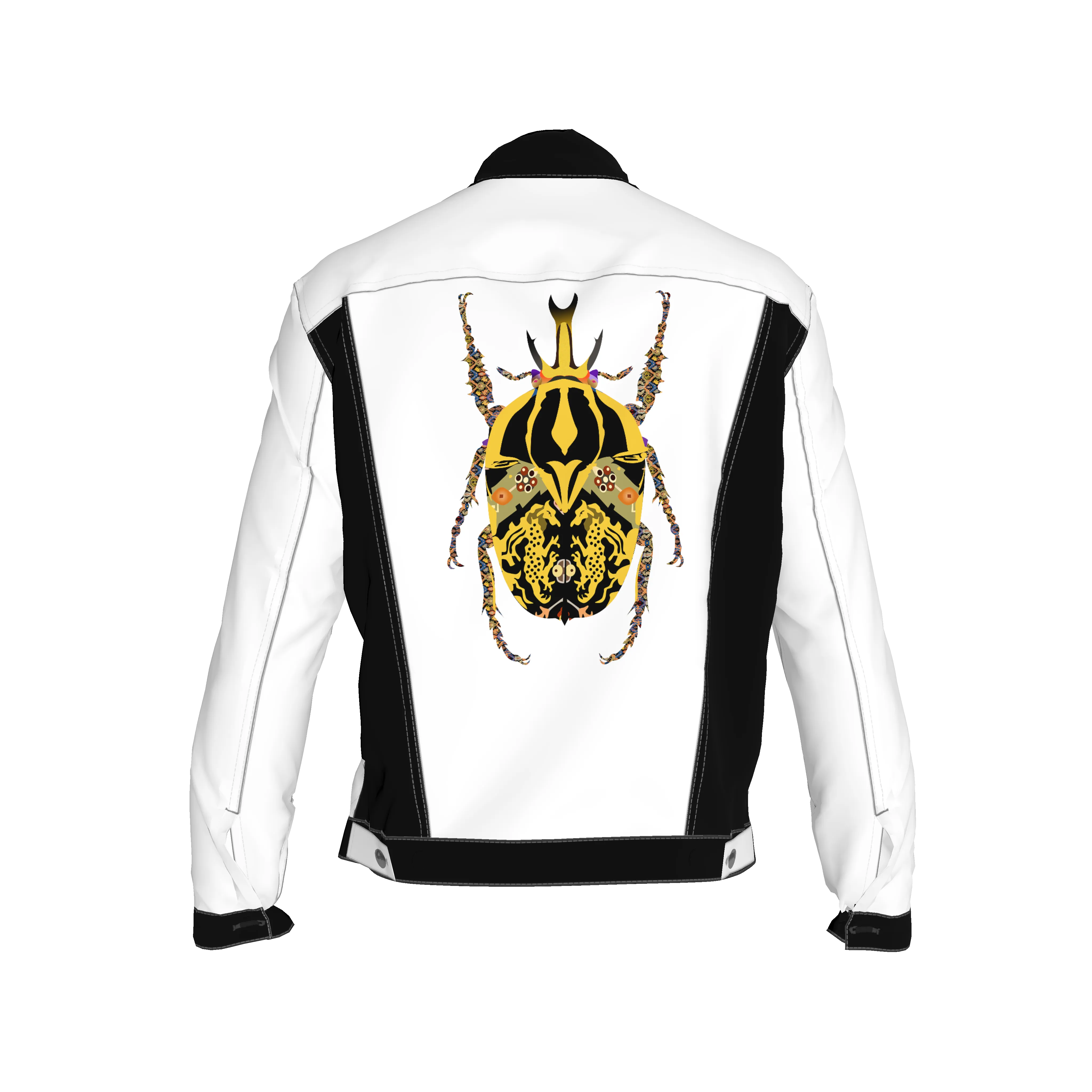 Shoosty Tandy Showman's Jacket White Black Trim