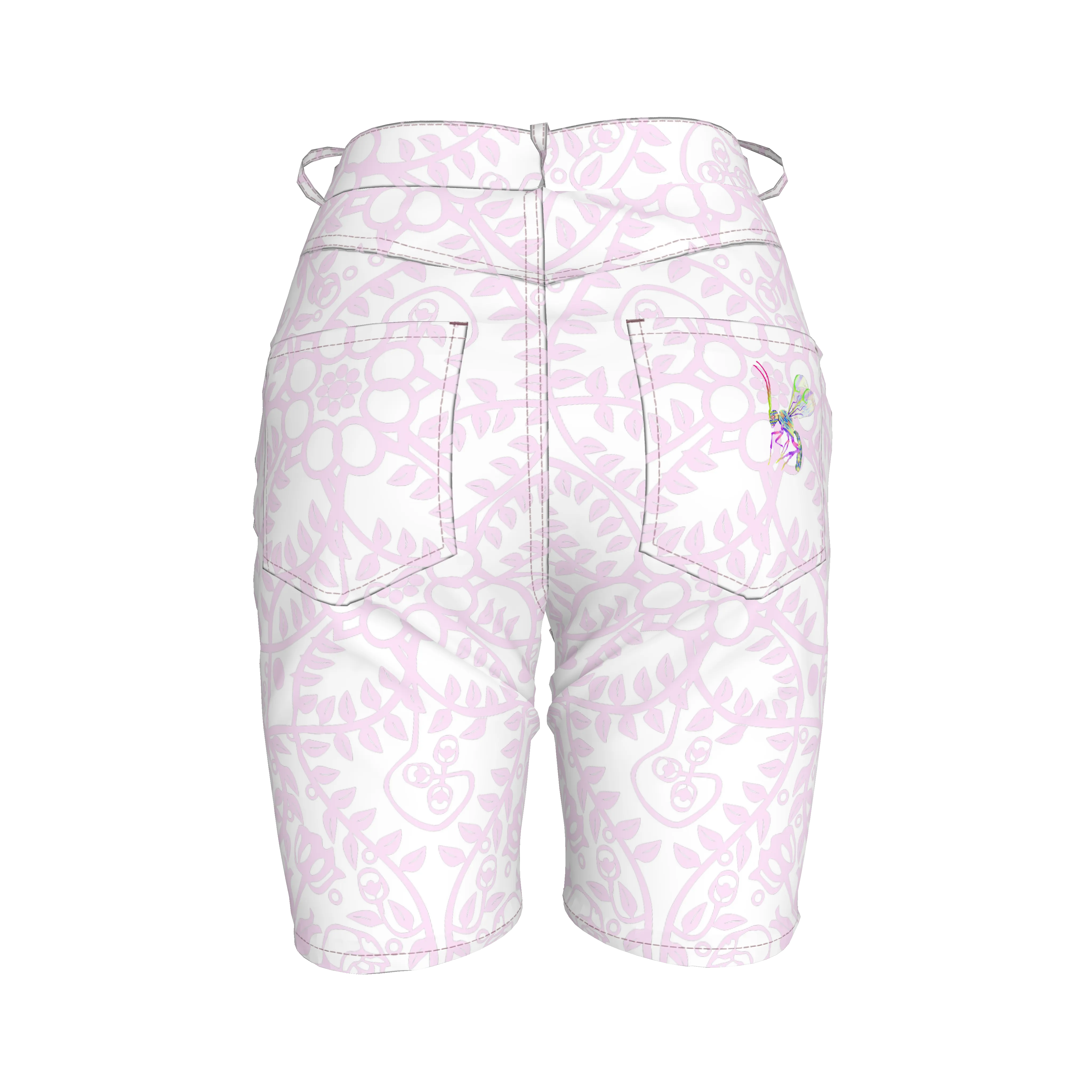 Shoosty Pink Slim Jeans Shorts