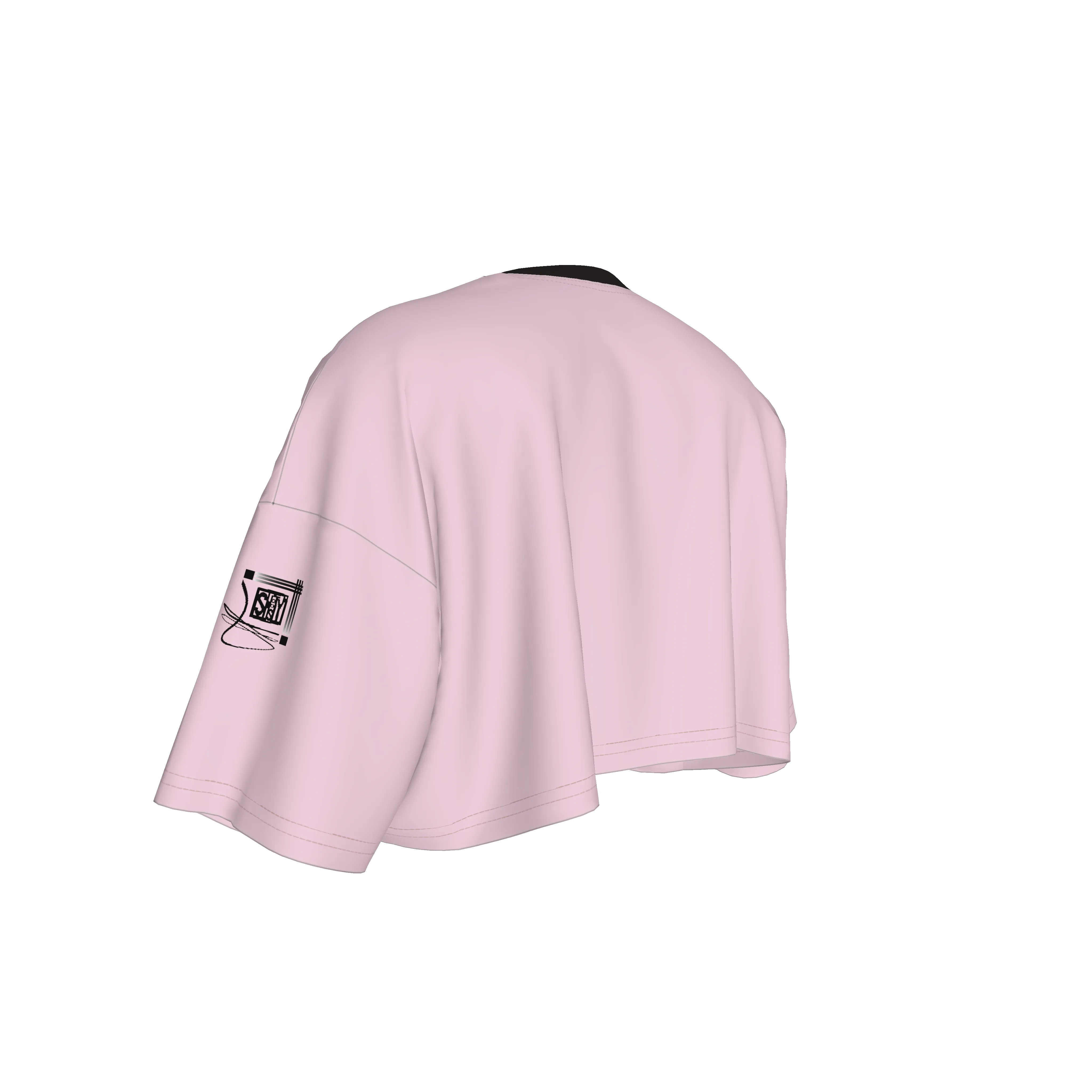 French Quarter Pink Cropped T-Shirt
