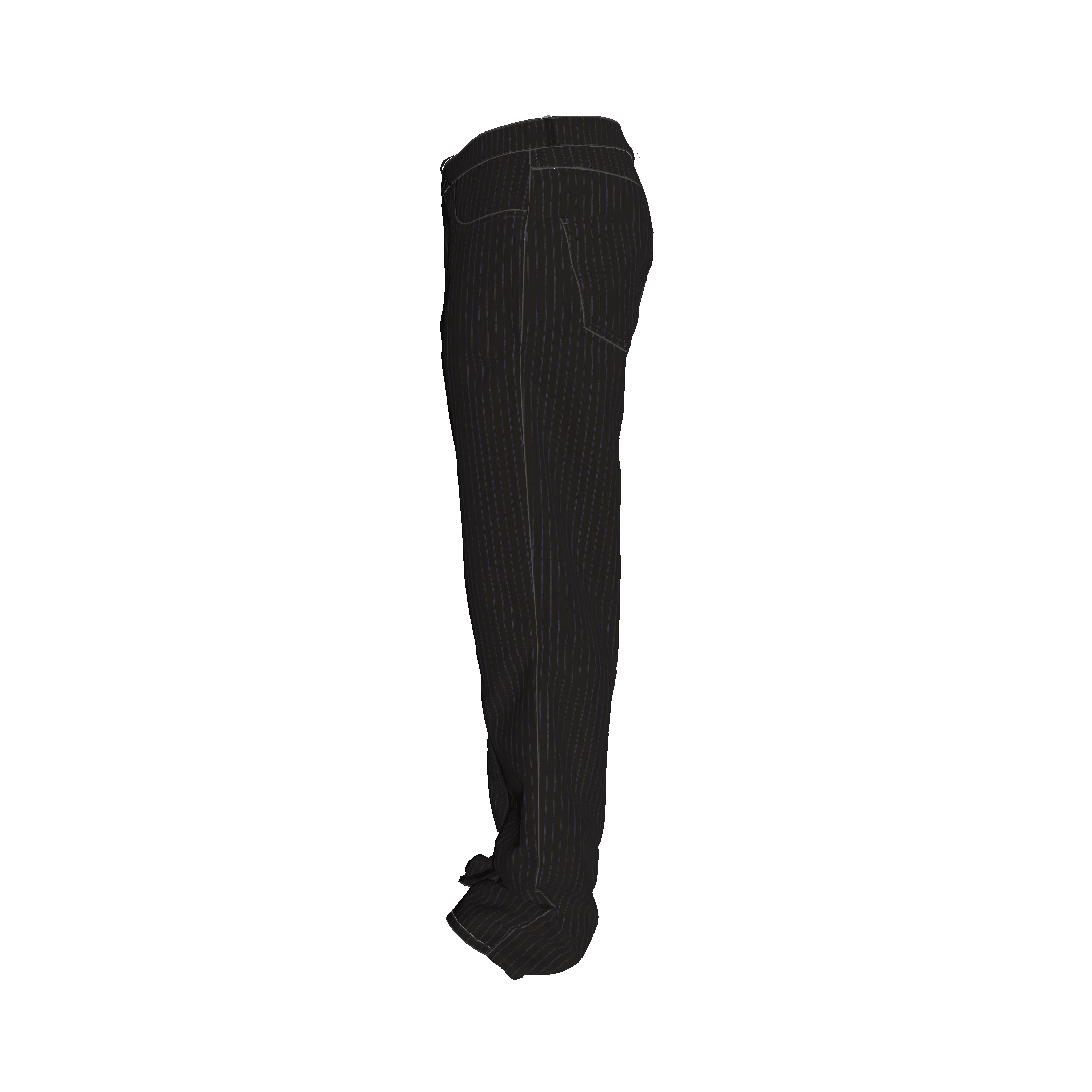 Brown on Black Pinstriped Premium Men’s Pant’s