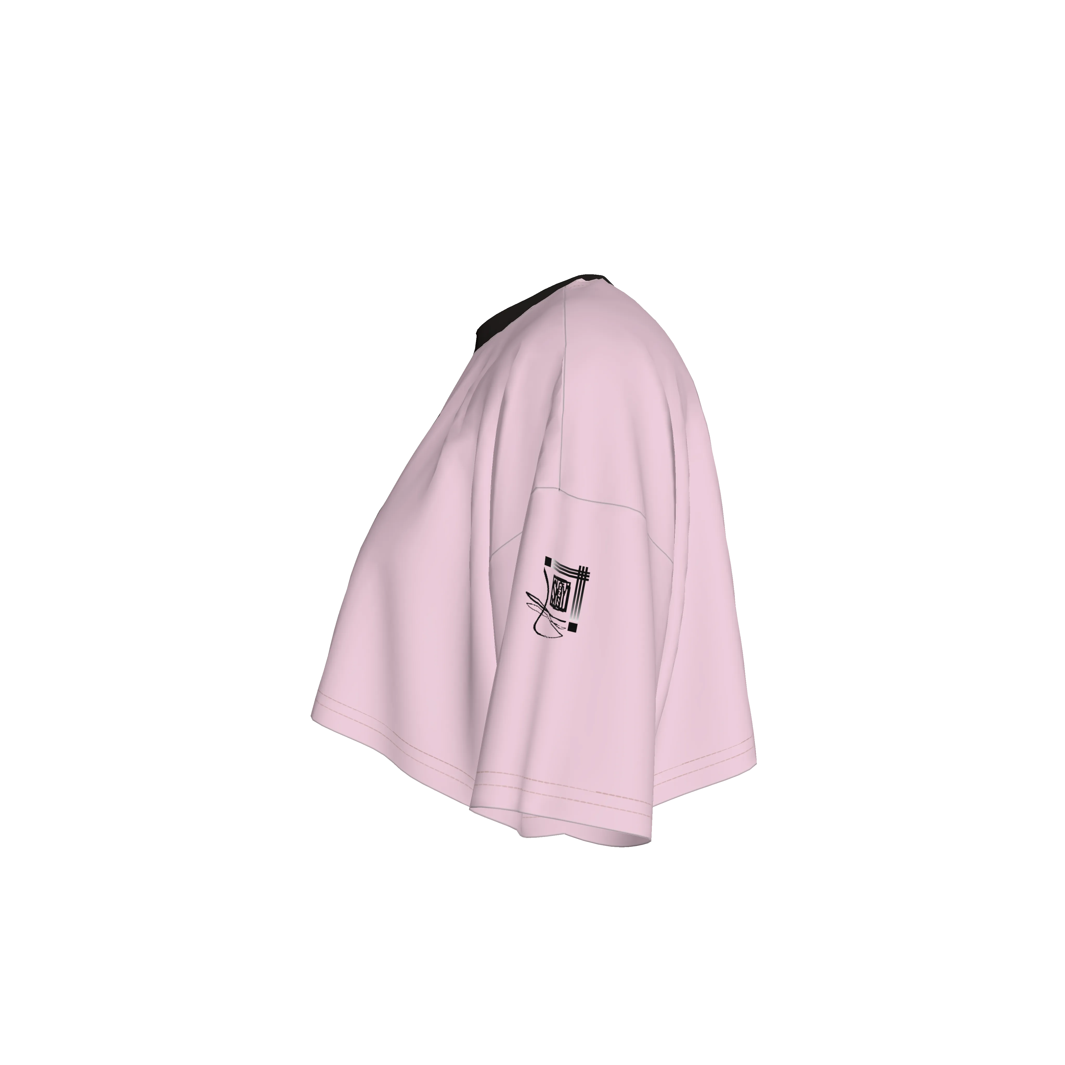 French Quarter Pink Cropped T-Shirt