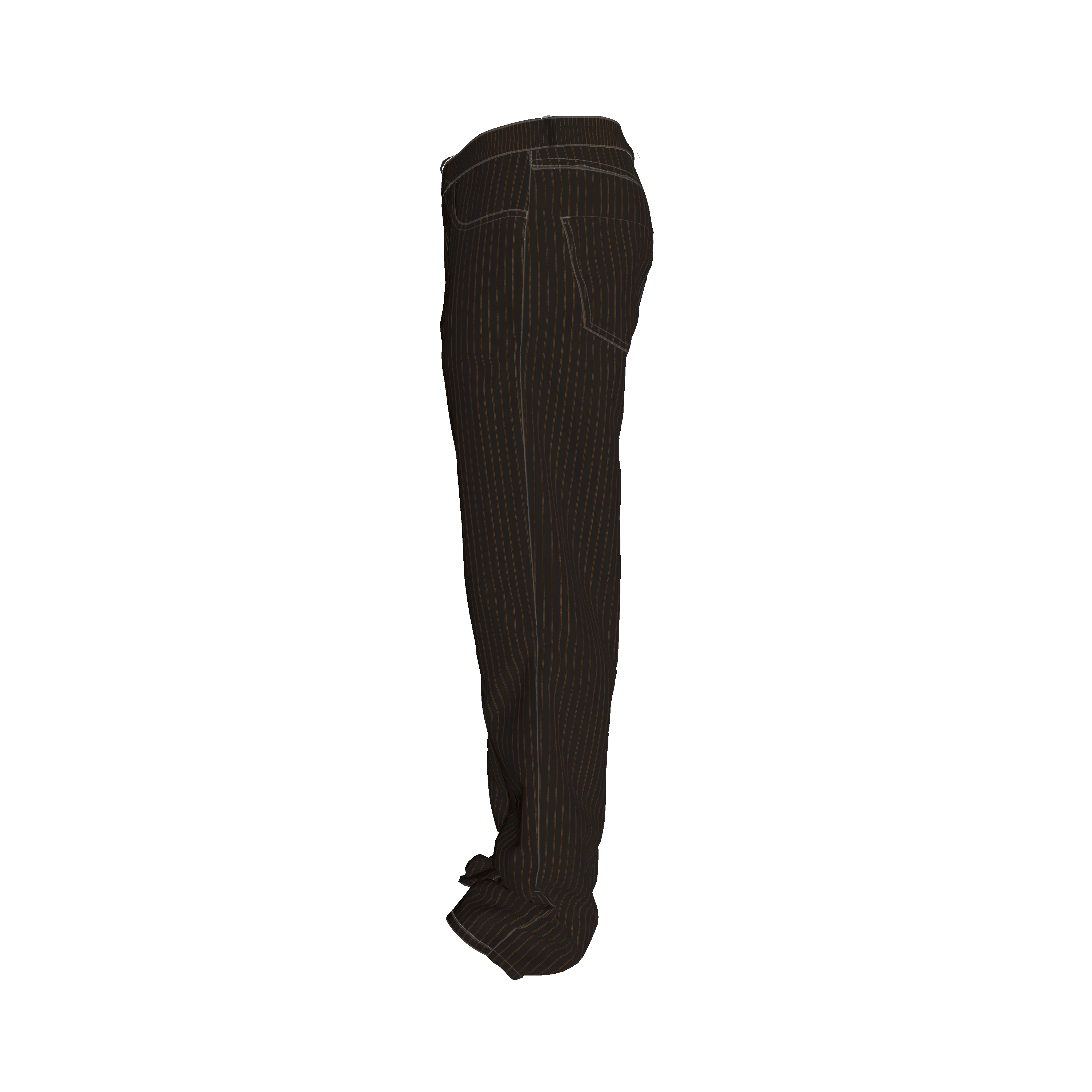 Brown Pinstriped on Black Premium Men’s Pant’s