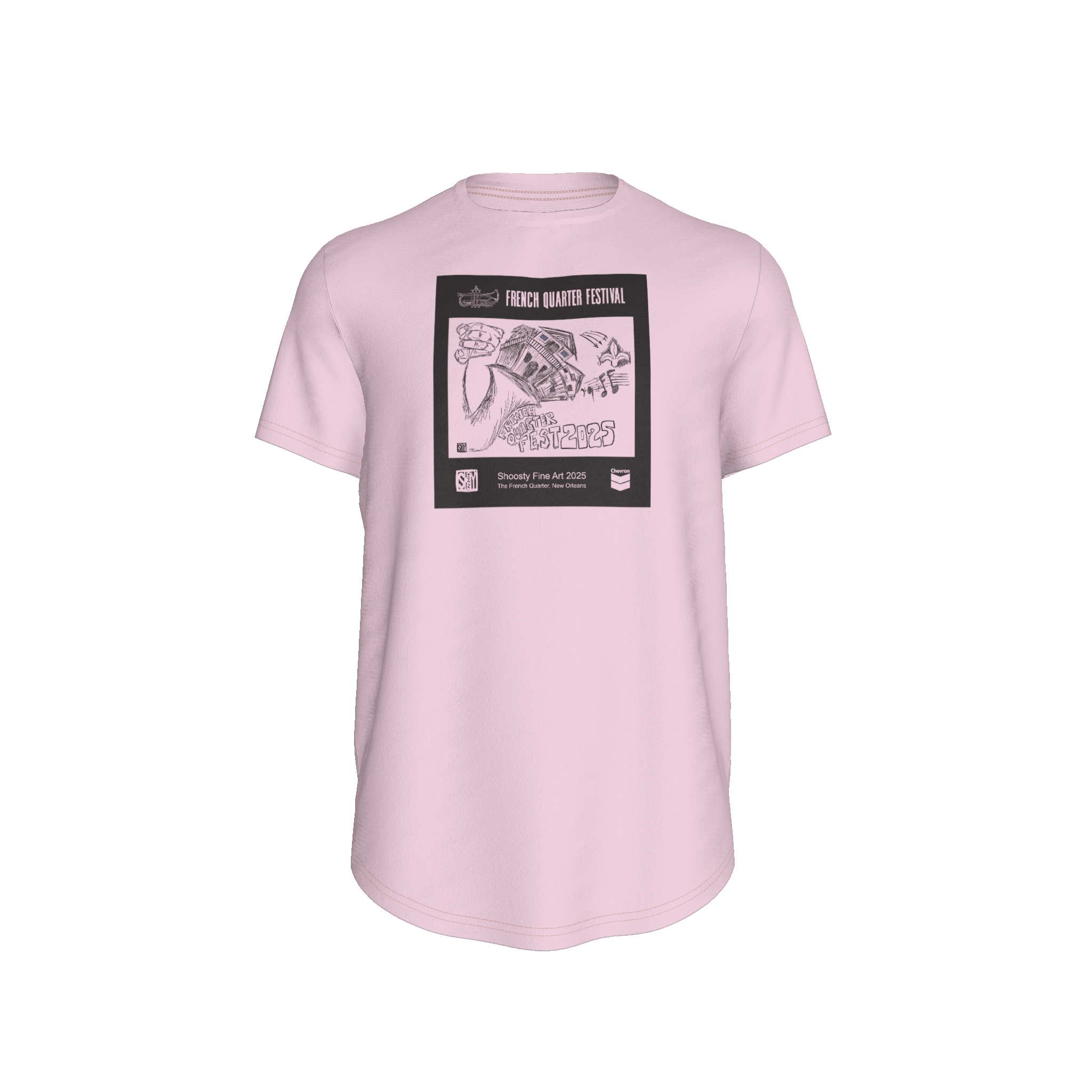 French Quarter Fest 2025 Fitted T-Shirt