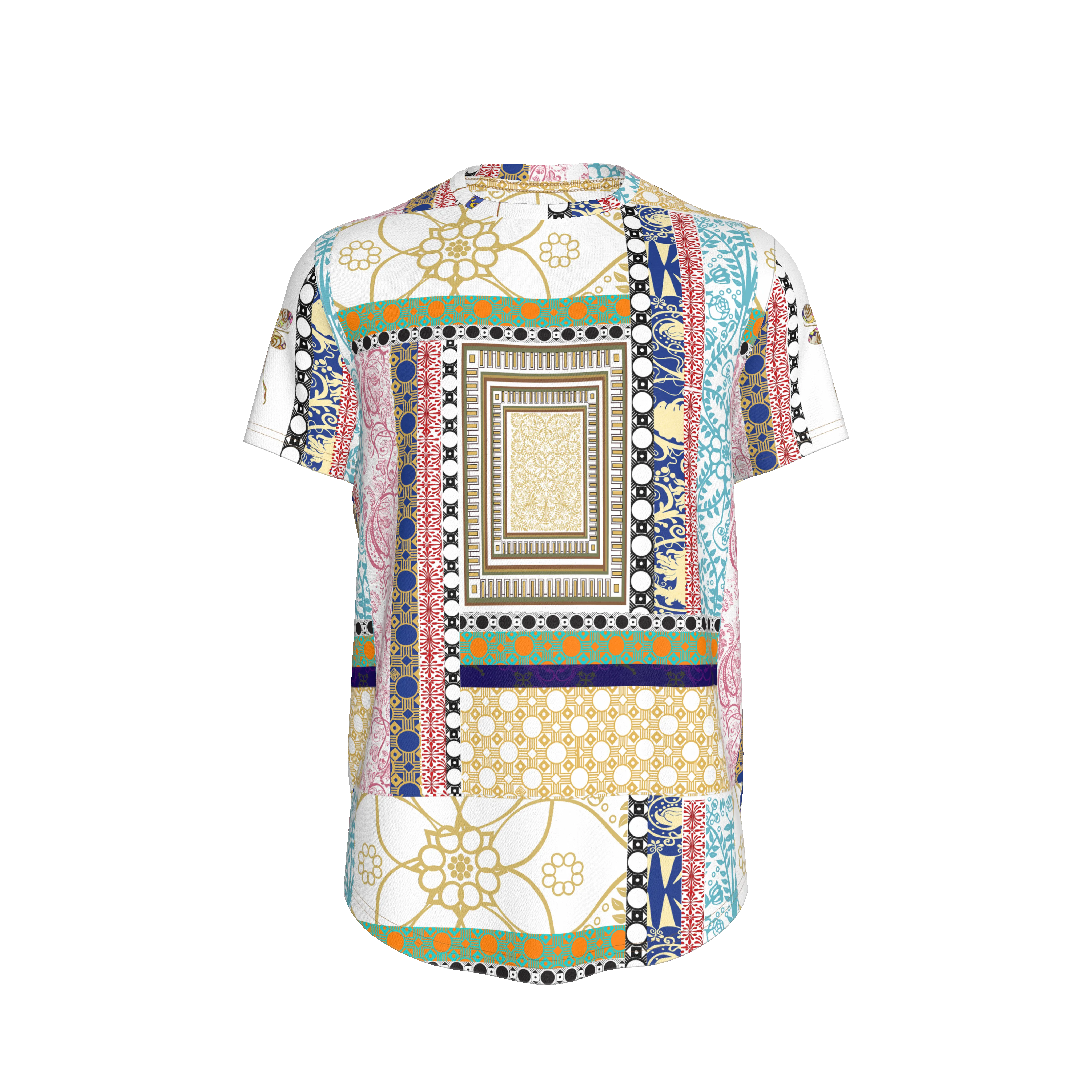 Multi-Pattern Scorpion Tailed Dragonfly Men’s Fitted T-Shist