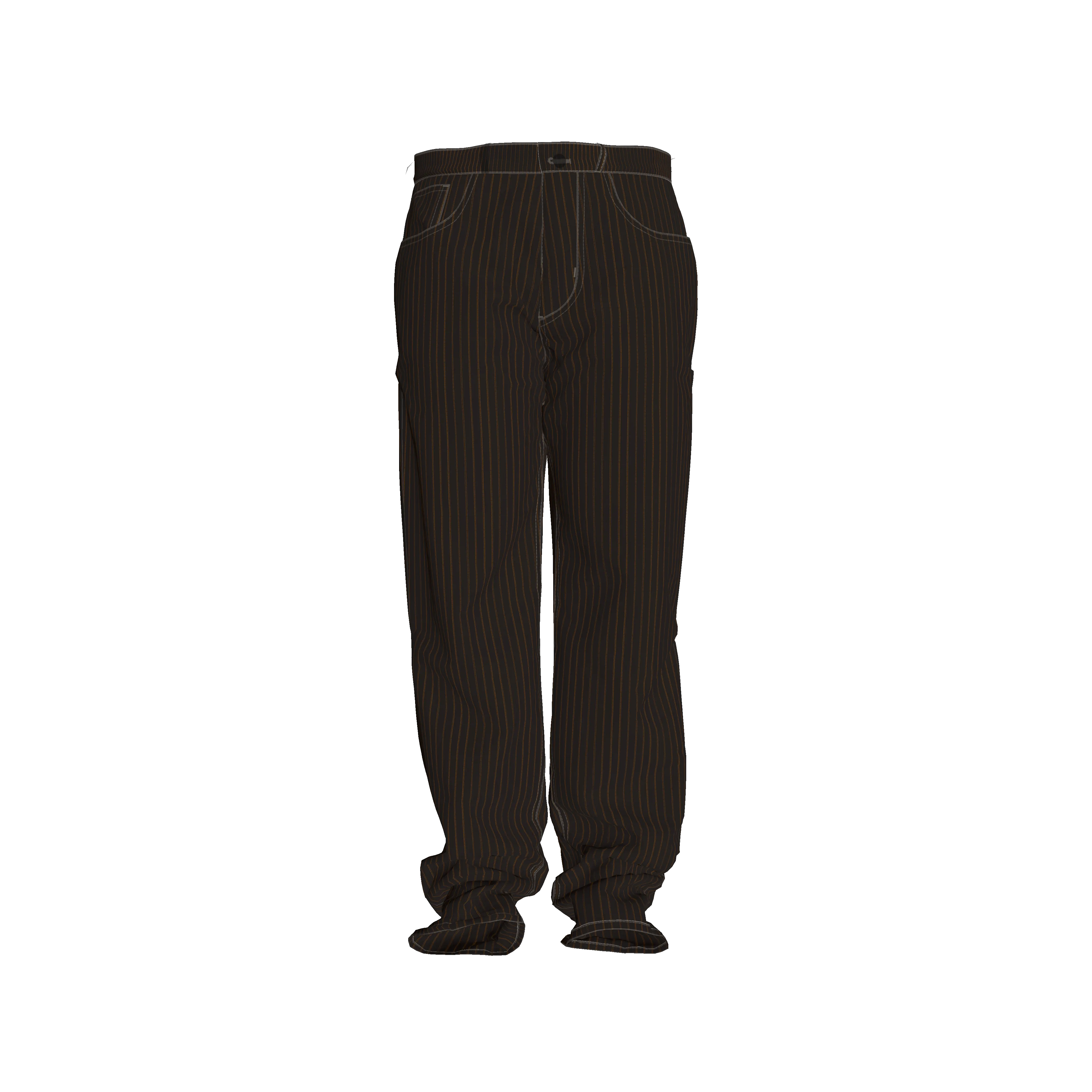 Brown Pinstriped on Black Premium Men’s Pant’s