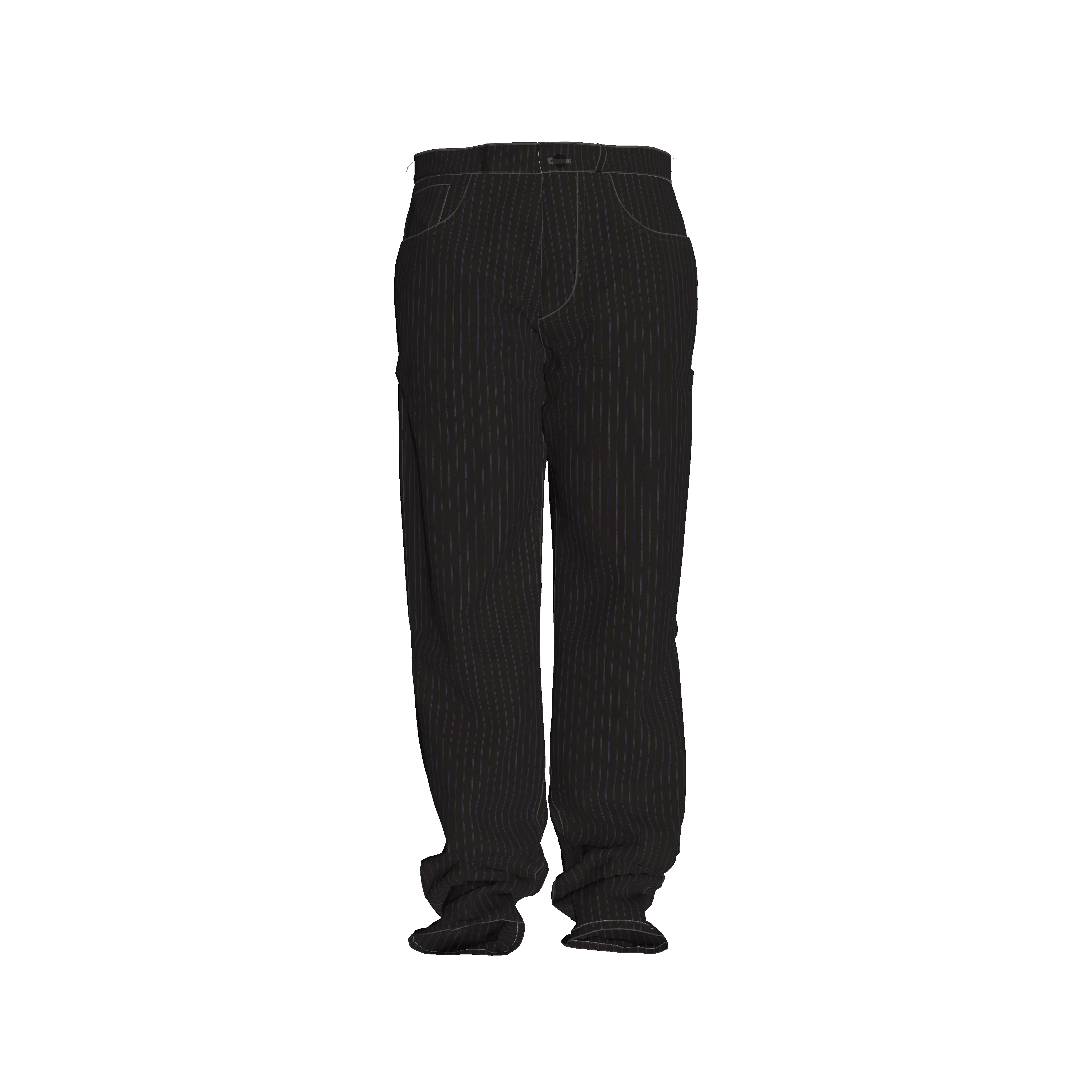 Brown on Black Pinstriped Premium Men’s Pant’s