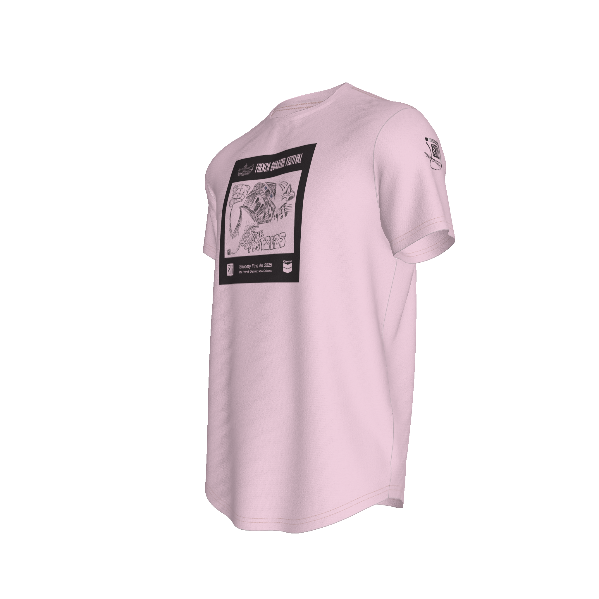 French Quarter Fest 2025 Fitted T-Shirt