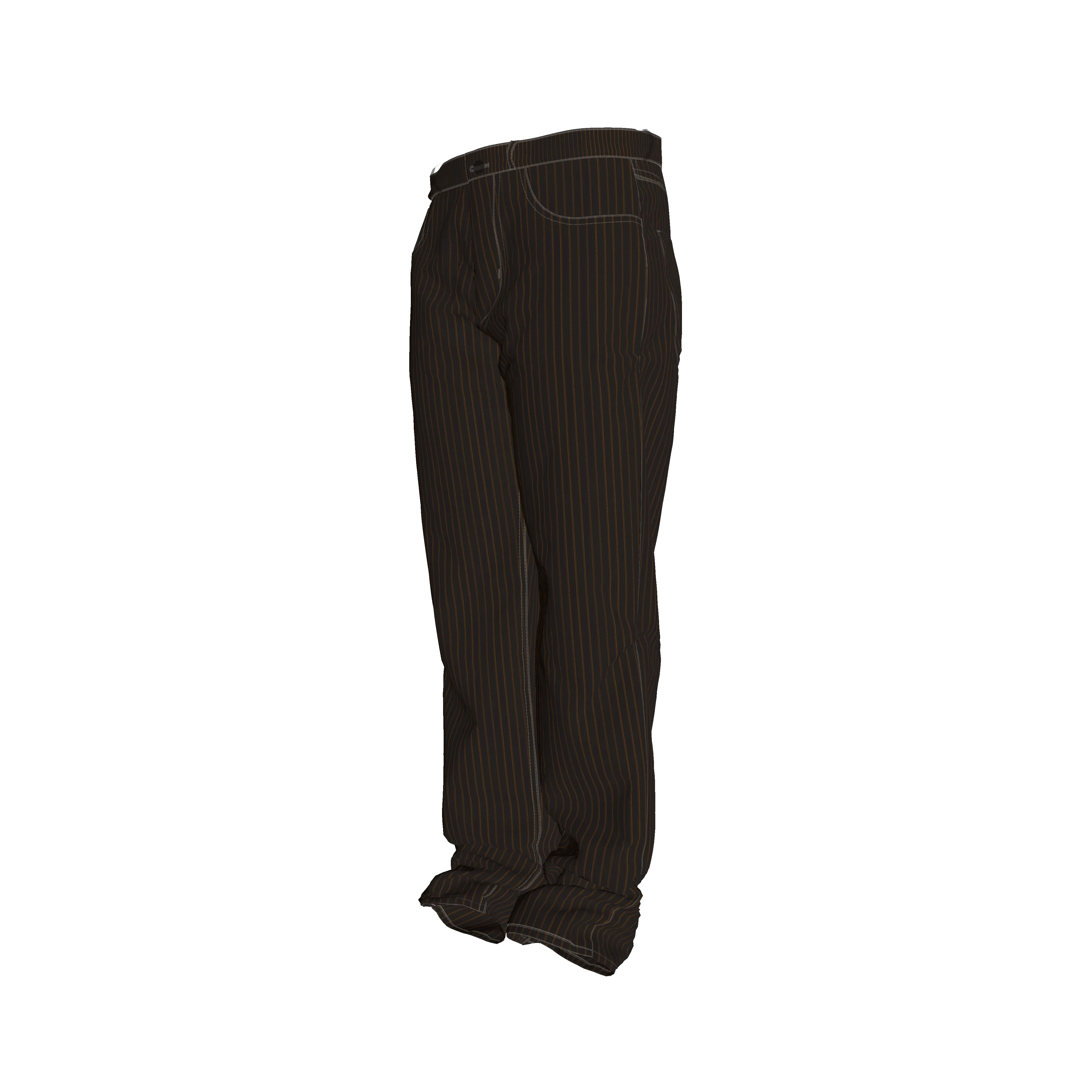 Brown Pinstriped on Black Premium Men’s Pant’s