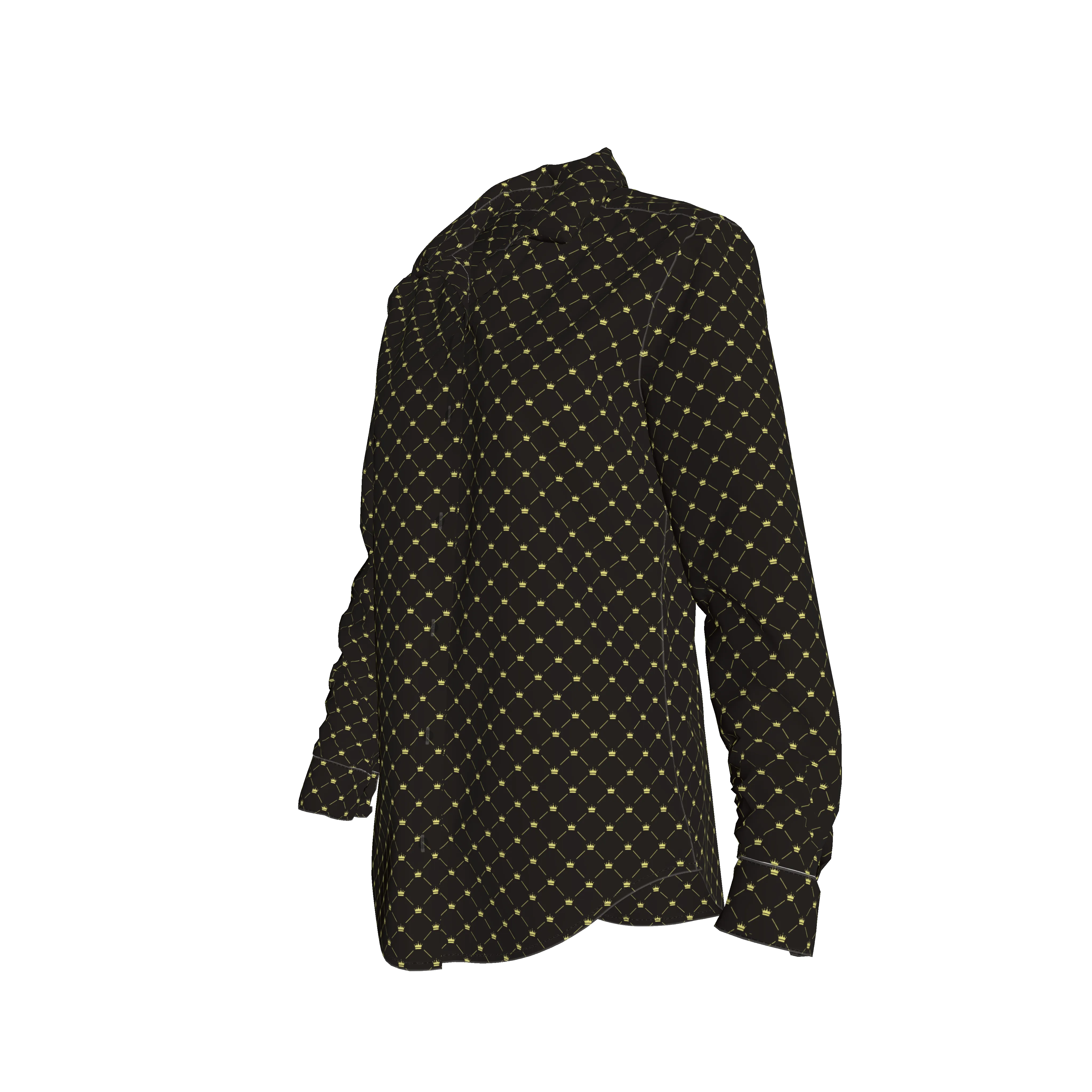 Button Front Shirt in Soft-Structured Linen