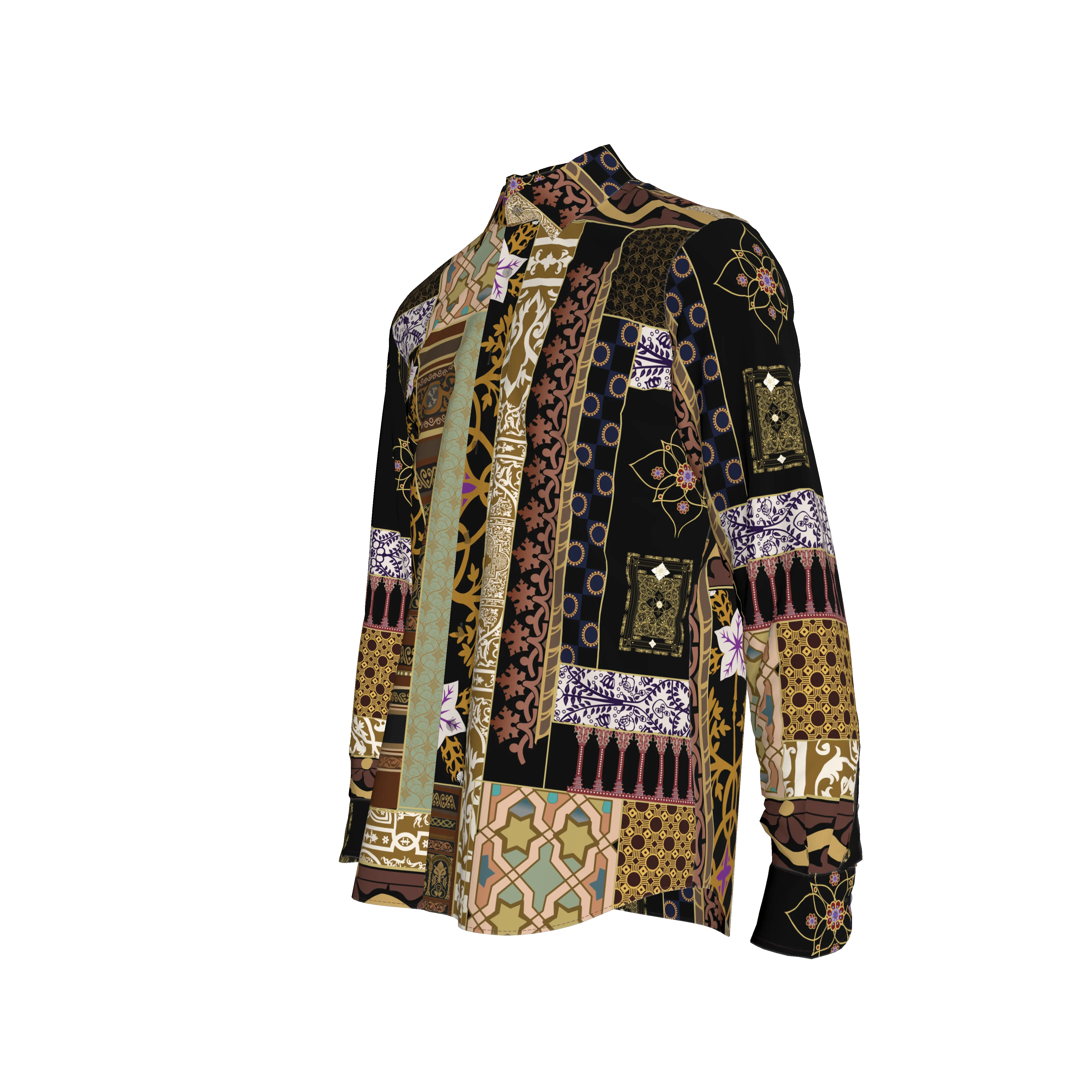 Andre Collection Dress Shirt with French Collar – Button-Up Unisex Shirt in Pima Cotton Poplin