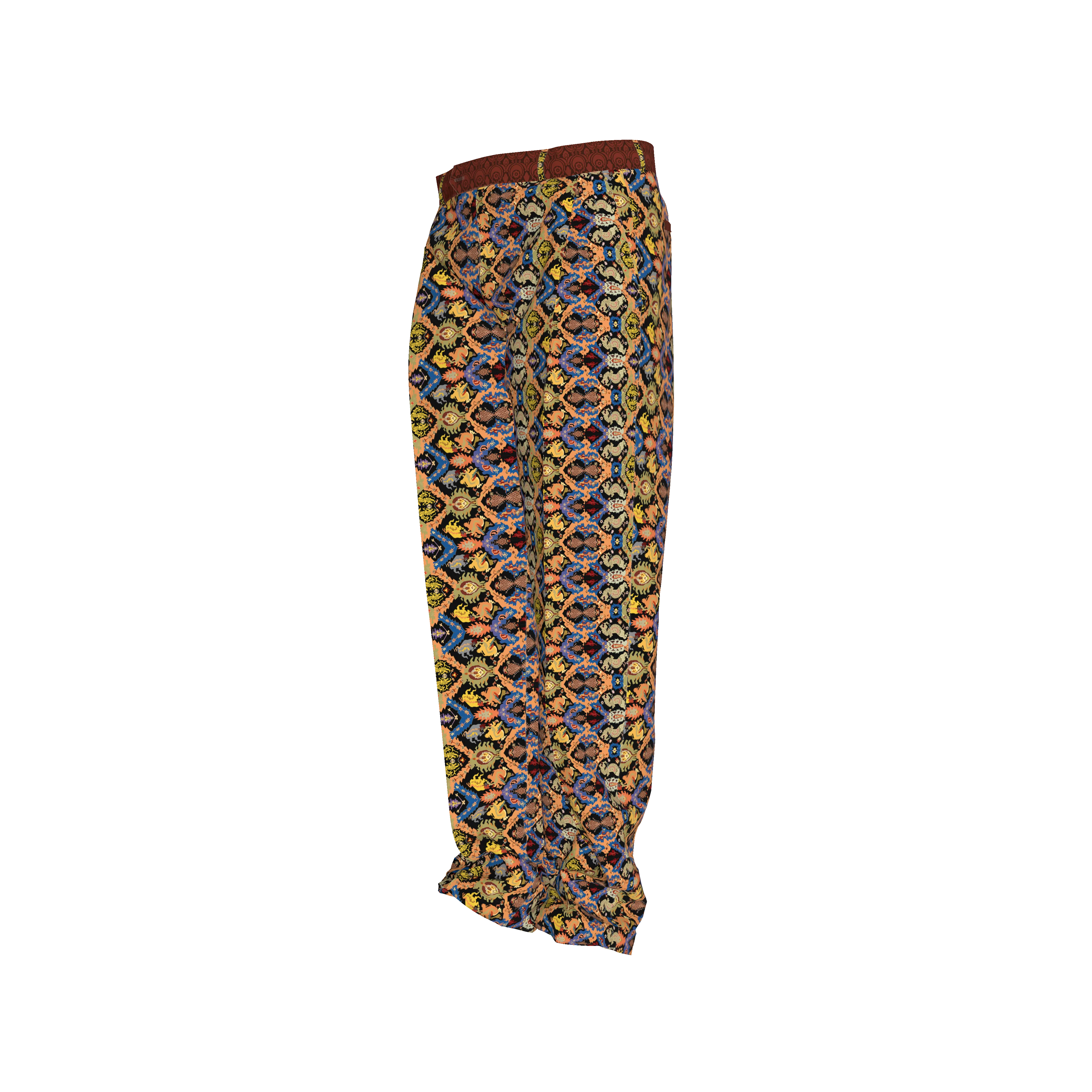 Scythian Pleated Mens Pants