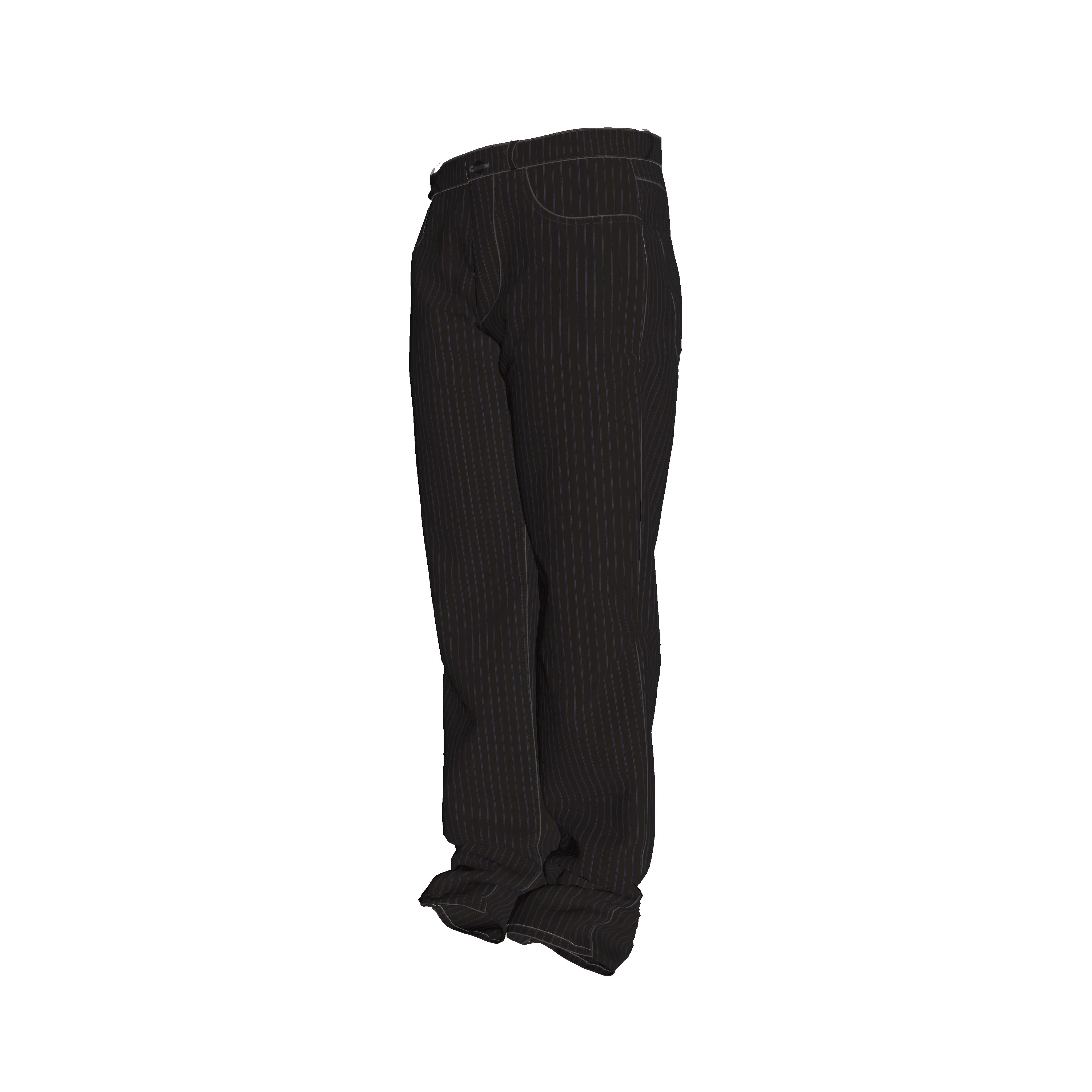 Brown on Black Pinstriped Premium Men’s Pant’s