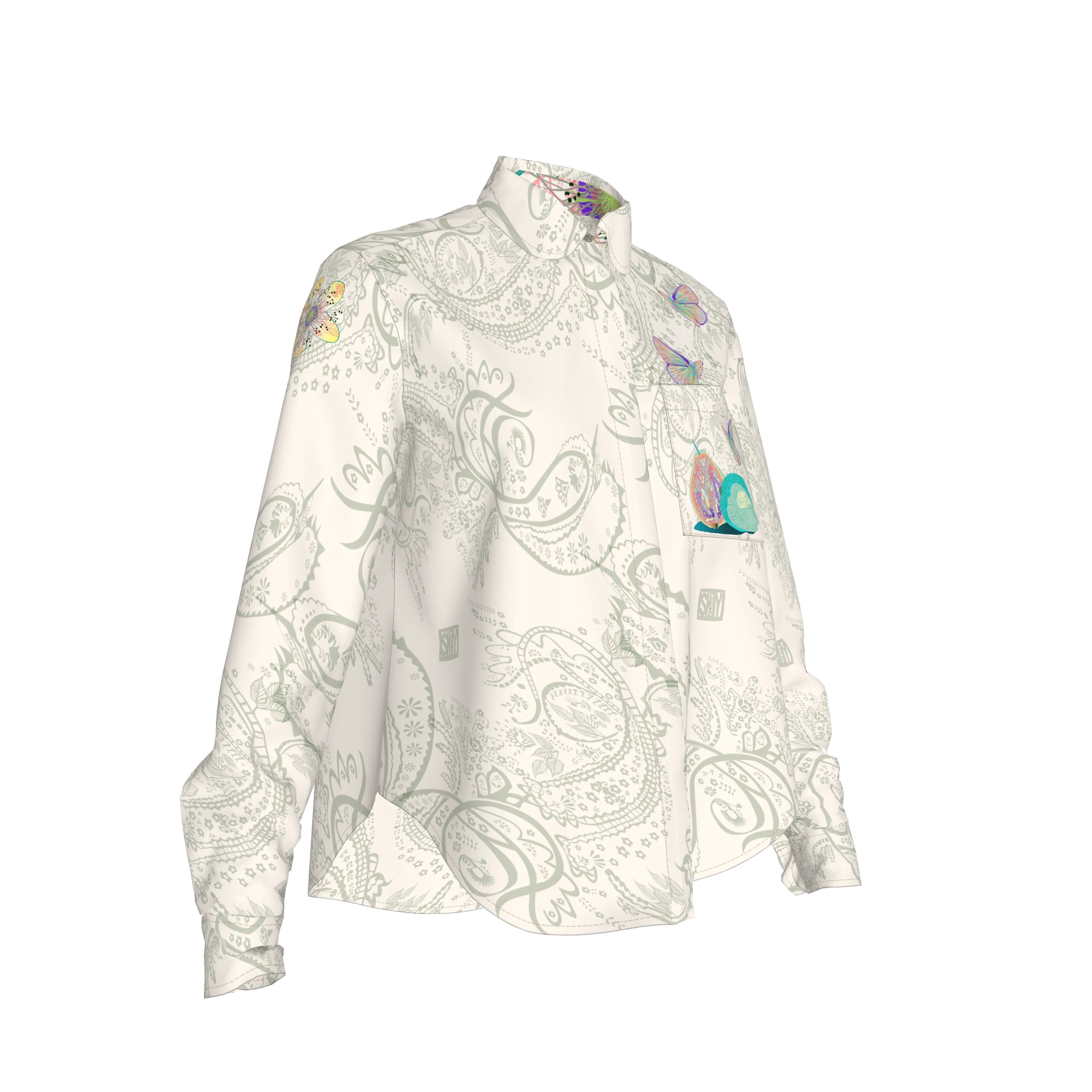 Blue Morpho Boyfriends Shirt