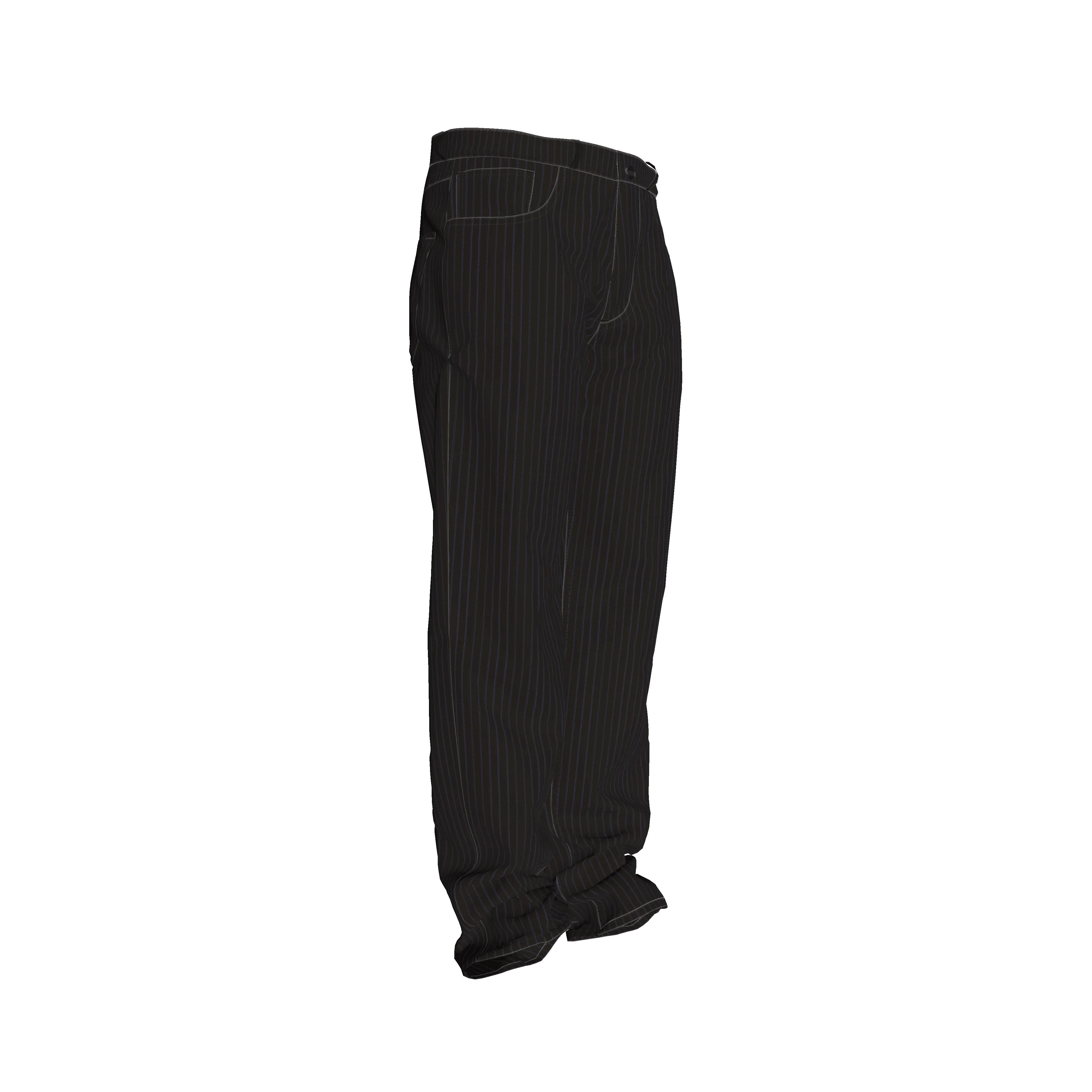 Brown on Black Pinstriped Premium Men’s Pant’s