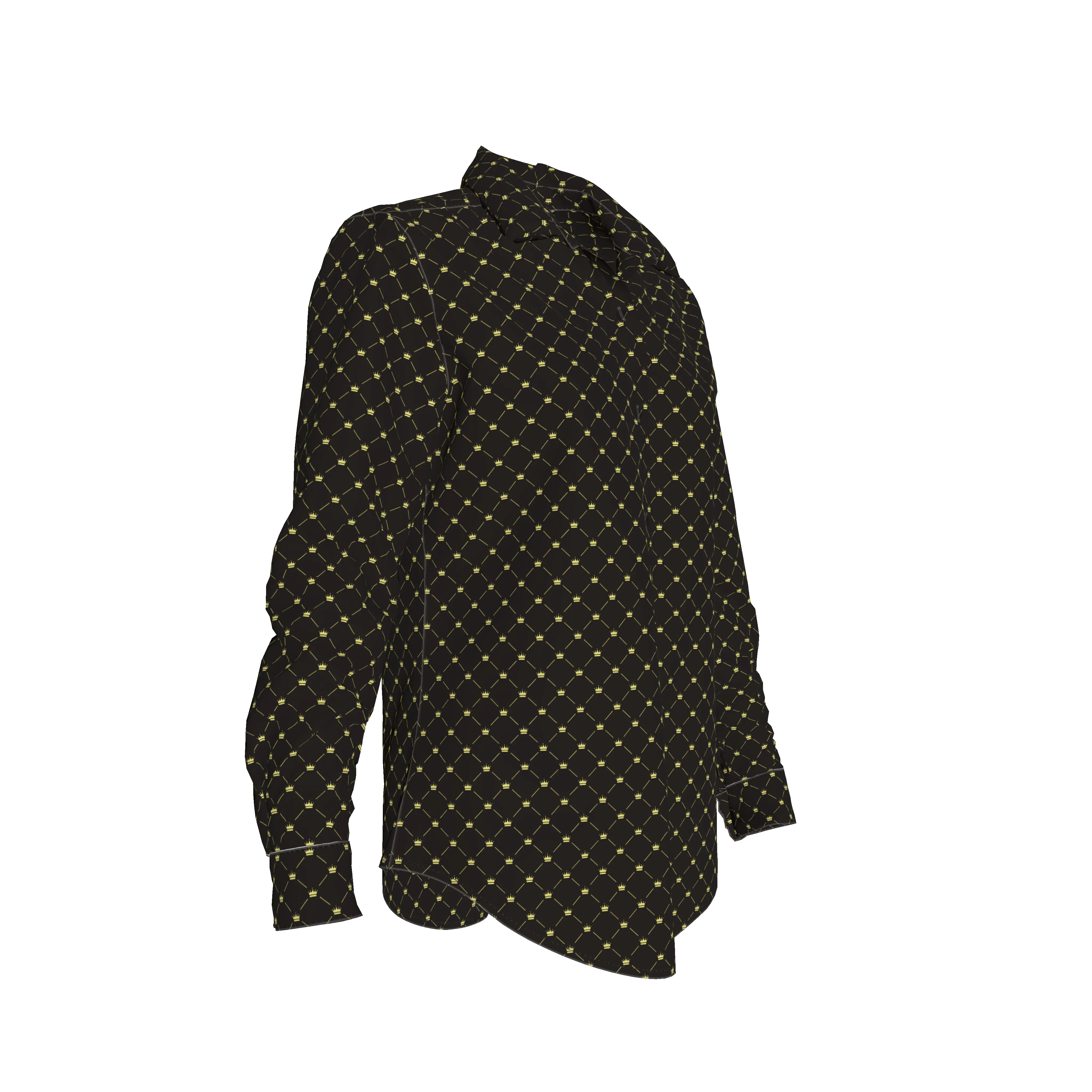 Button Front Shirt in Soft-Structured Linen