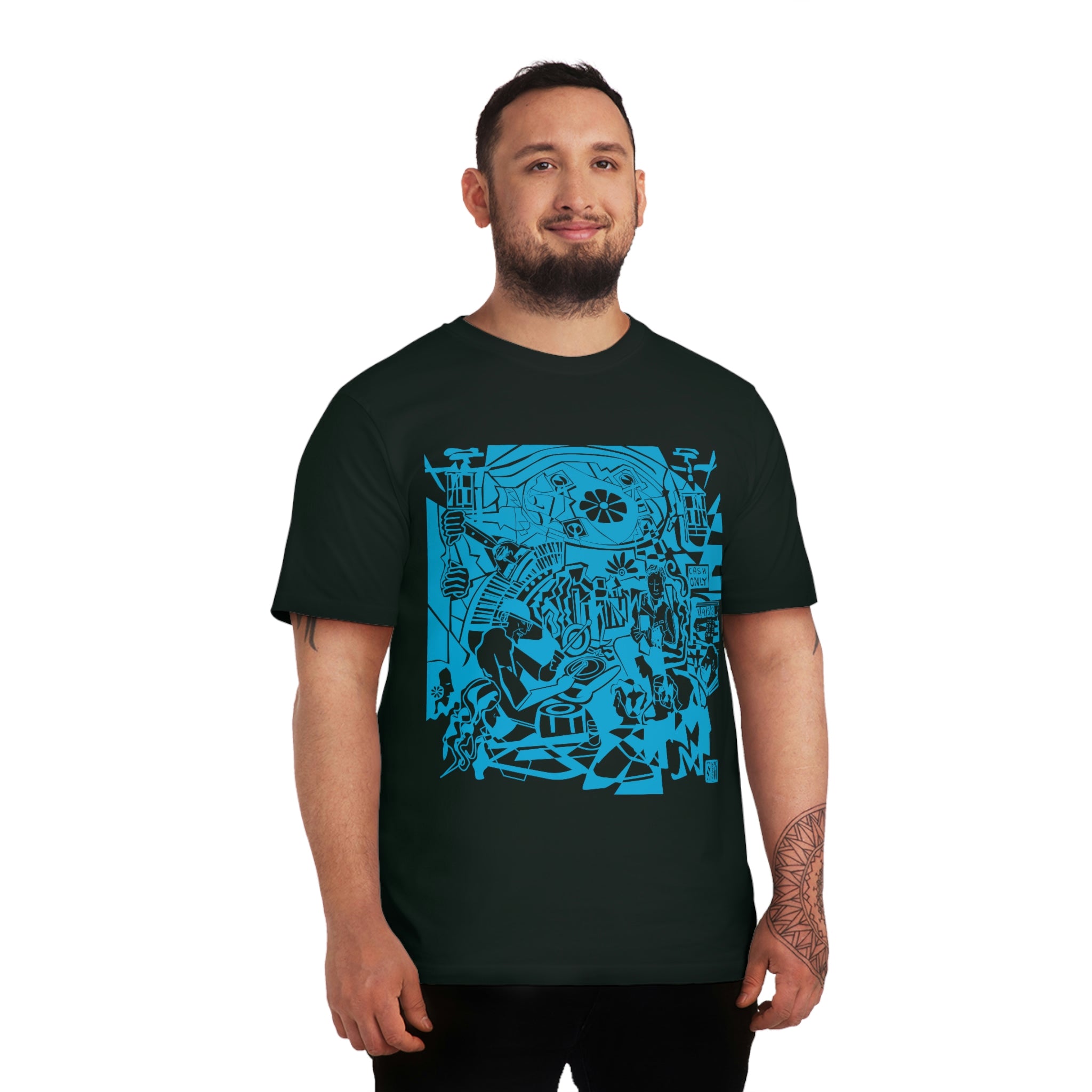 The Green Mill Turquoise T-Shirt Unisex Cotton